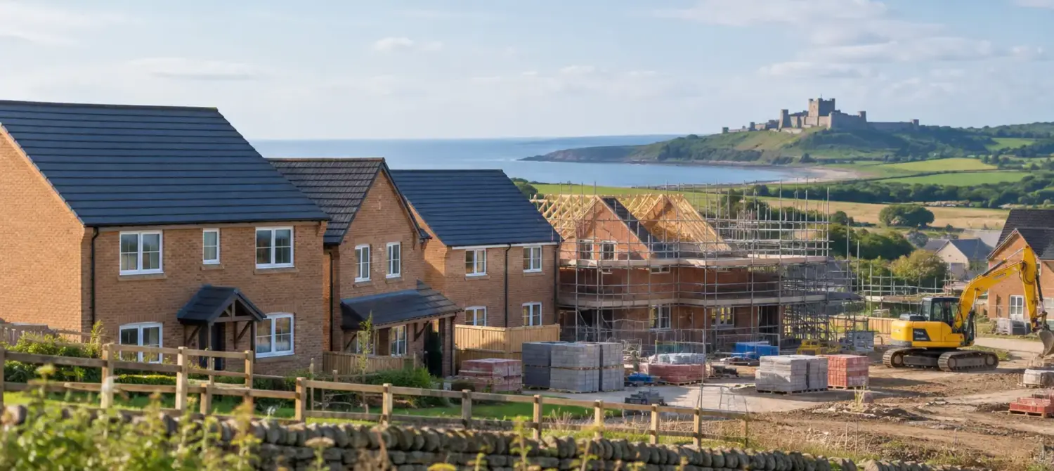 Decorative image for 'Where Are New Houses Being Built in Northumberland?' article