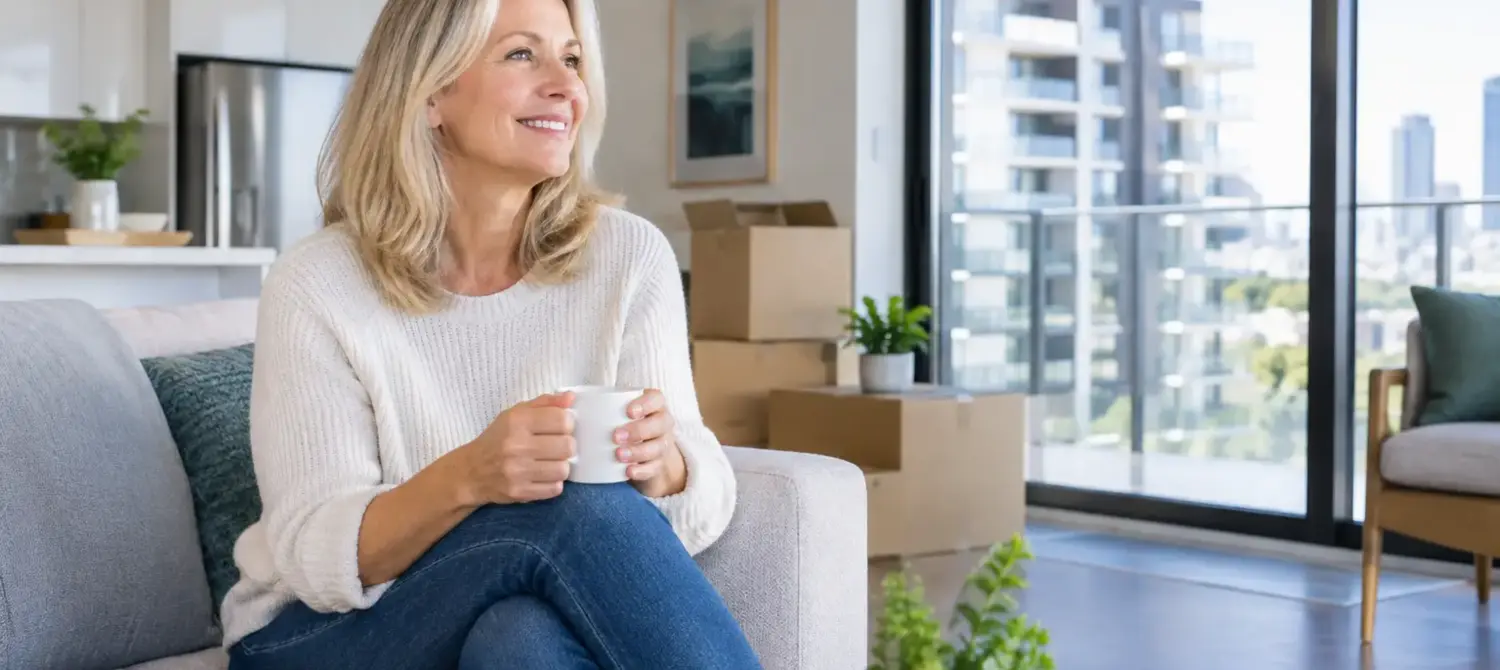 Decorative image for 'Downsizing to a New Build Apartment Made Simple' article