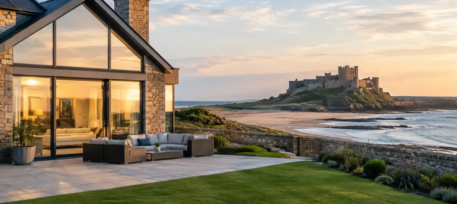 Decorative image for 'Luxury Homes Near Bamburgh for Modern Living' article
